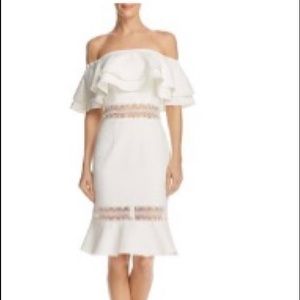 White off the shoulder dress